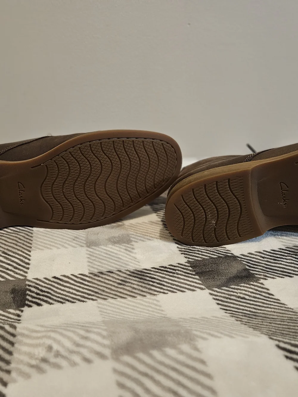 Clarks Dark Brown Leather Chukka Boots - Lace-Up Casual